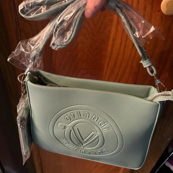 Valentino Orlandi Teal Crossbody Bag
